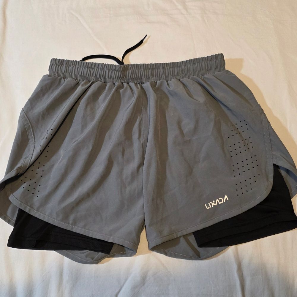 Men's Gray Athletic Shorts